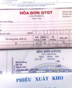 In hóa đơn - Công Ty CP Quảng Cáo Và In Công Nghệ Mới Đông Đô